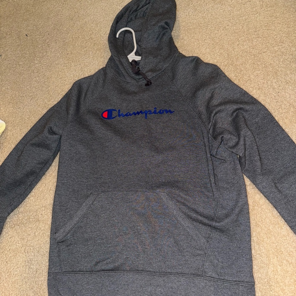 Champion Men's Gray Hoodie
